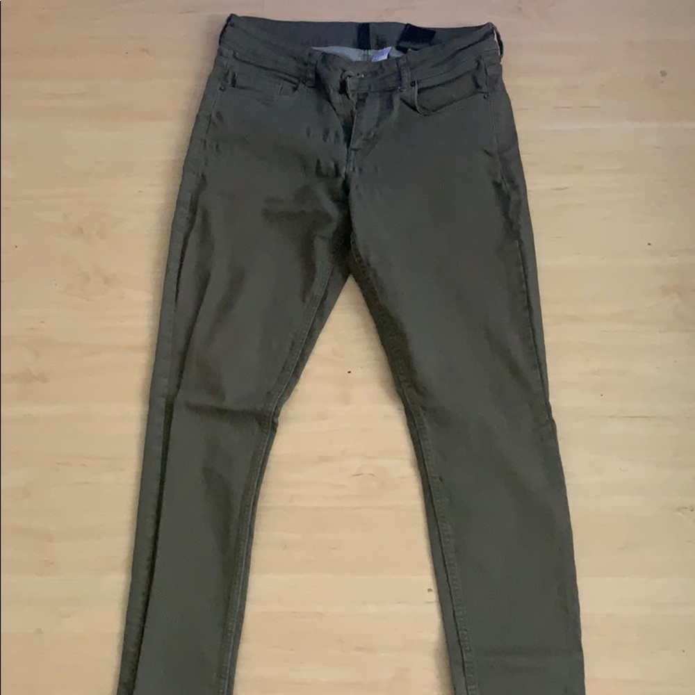 Green H&M Skinny Jeans